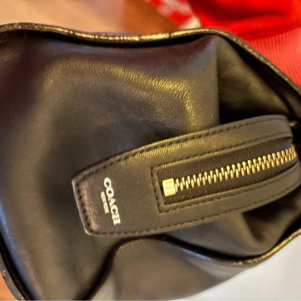 Coach Legacy C1376-25359 Black Leather Chelsea Turn Lock Carryall Satchel EUC - Picture 5 of 13